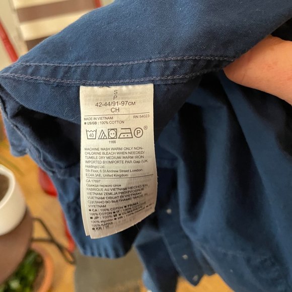 Men's small Banana Republic Cotton-Stretch Oxford - Picture 4 of 5